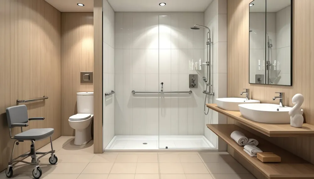 Salle de bain pour personnes à mobilité réduite près de Fameck